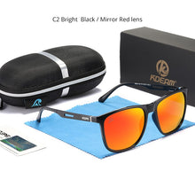Load image into Gallery viewer, KDEAM Strong Spring Hinges Coating Polarized Sunglasses Men Light TR90 Frame Sun Glasses with Aluminum Magnesium Legs