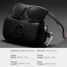 Load image into Gallery viewer, KDEAM Ultra Light Rectangular Photochromic Sunglasses Men Polarized TAC 1.1mm Thickness Lens UV400 Sun Glasses Women Cat.3 CE