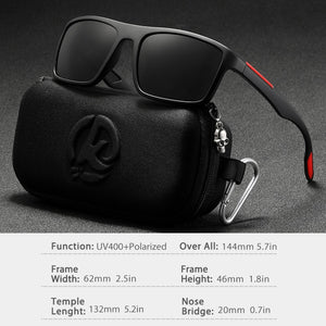KDEAM Ultra Light Rectangular Photochromic Sunglasses Men Polarized TAC 1.1mm Thickness Lens UV400 Sun Glasses Women Cat.3 CE