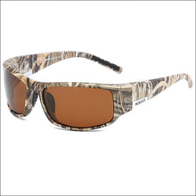 Load image into Gallery viewer, KDEAM Unbreakable  TR90 Polarized Sport Sunglasses Man Wrap Shades Rectangle Mirror Glasses With Box