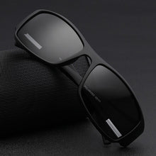 Load image into Gallery viewer, KDEAM Unbreakable  TR90 Polarized Sport Sunglasses Man Wrap Shades Rectangle Mirror Glasses With Box