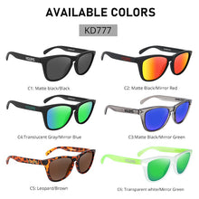 Load image into Gallery viewer, KDEAM Unbreakable Polarized Sunglasses Light Weight  TR90 Square Fishing Shades With Free Box