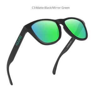 KDEAM Unbreakable Polarized Sunglasses Light Weight  TR90 Square Fishing Shades With Free Box
