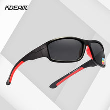 Load image into Gallery viewer, KDEAM Unbreakable TR90 Sport Sunglasses Men Excellent Outdoor Driving Glasses Suit for Any Face Shades KD712