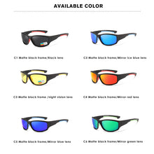 Load image into Gallery viewer, KDEAM Unbreakable TR90 Sport Sunglasses Men Excellent Outdoor Driving Glasses Suit for Any Face Shades KD712