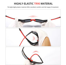 Load image into Gallery viewer, KDEAM Unbreakable TR90 Sport Sunglasses Men Excellent Outdoor Driving Glasses Suit for Any Face Shades KD712