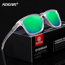 Load image into Gallery viewer, KDEAM Unisex-Fit Design Sunglasses Polarized Clean Look Shatter-resistant Sun Glasses Men Sport Shades lentes de sol