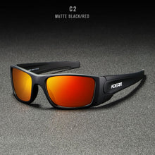 Load image into Gallery viewer, KDEAM Unisex Rectangular Polarized Sunglasses for Men Running Climbing Sports Sun Glasses Real Coated Lens TR90 Frame