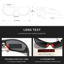 Load image into Gallery viewer, KDEAM Wrap Around Unbreakable TR90 Sport Sunglasses Man Polarized Urtra Light Weight Night Vision Goggle Mirror Quality With Box