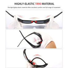 Load image into Gallery viewer, KDEAM Wrap Around Unbreakable TR90 Sport Sunglasses Man Polarized Urtra Light Weight Night Vision Goggle Mirror Quality With Box