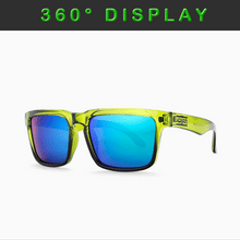 Load image into Gallery viewer, KDEAM-gafas de sol polarizadas con revestimiento reflectante para hombre y mujer, lentes de sol cuadradas de diseñador de marca, UV400 KD901, envío directo
