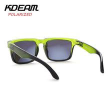 Load image into Gallery viewer, KDEAM-gafas de sol polarizadas con revestimiento reflectante para hombre y mujer, lentes de sol cuadradas de diseñador de marca, UV400 KD901, envío directo