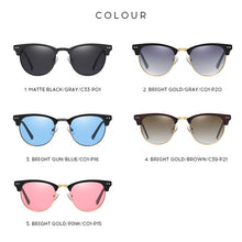 Load image into Gallery viewer, KEITHION 2022 Polarized Semi-Rimless Sunglasses Women/Men Vintage Rice Nail UV400 Classic Eyewear Brand Designer Sun Glasses