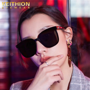 KEITHION Brand Designer Cat Eye Sunglasses Women  Plastic Sun Glasses Classic Retro Outdoor Oculos De Sol Gafas
