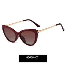 Load image into Gallery viewer, KEITHION Cat Eye Polarized Sunglasses  Women  Magnetic Clip On Glasses TR90 Optical Prescription Eyeglass Frames Magnet Clips