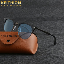 Load image into Gallery viewer, KEITHION Half Metal Sunglasses Men Women Brand Designer Glasses Mirror Sun Glasses Gafas Oculos De Sol Classic