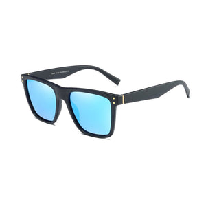 KEITHION Occhiali da sole polarizzati retrò stile italiano Uomo Donna Occhiali da guida quadrati flat top UV400