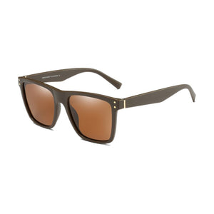 KEITHION Occhiali da sole polarizzati retrò stile italiano Uomo Donna Occhiali da guida quadrati flat top UV400