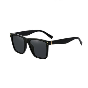 KEITHION Occhiali da sole polarizzati retrò stile italiano Uomo Donna Occhiali da guida quadrati flat top UV400