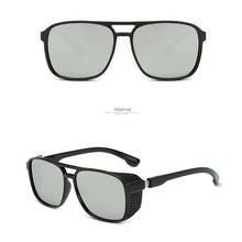 Load image into Gallery viewer, KEITHION   Retro SteamPunk Sunglasses Women Brand Designer Side Mesh Round Punk sunglasses men Red Grey Lens UV400