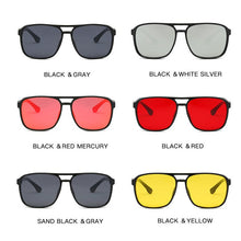 Load image into Gallery viewer, KEITHION   Retro SteamPunk Sunglasses Women Brand Designer Side Mesh Round Punk sunglasses men Red Grey Lens UV400