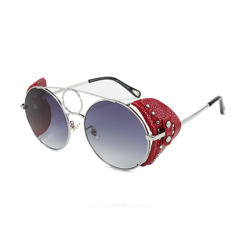 KEITHION Retro Punk Sunglasses Men Women Gothic Rave Festival Steampunk Goggles Vintage Mens Sunglases Men's Shades