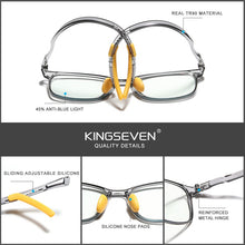 Load image into Gallery viewer, KINGSEVEN 2023 Brand Children's Anti Blue Ray Light Blocking Glasses UV400 Optics   Spectacle Radiation Protection Lens