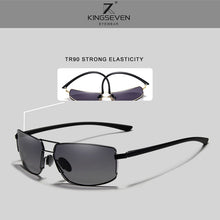 Load image into Gallery viewer, KINGSEVEN 2023 Brand Design Sunglasses Men Driving Square Frame Sun Glasses Male Classic Unisex Goggles Eyewear Gafas