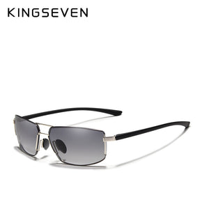 KINGSEVEN 2023 Brand Design Sunglasses Men Driving Square Frame Sun Glasses Male Classic Unisex Goggles Eyewear Gafas