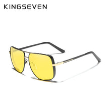 Load image into Gallery viewer, KINGSEVEN 2023 Design Gradient Polarized Lens sunglasses Men Night Vision Eyewear Driving lunette de soleil