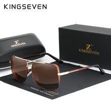 Load image into Gallery viewer, KINGSEVEN 2023 Design Gradient Polarized Lens sunglasses Men Night Vision Eyewear Driving lunette de soleil