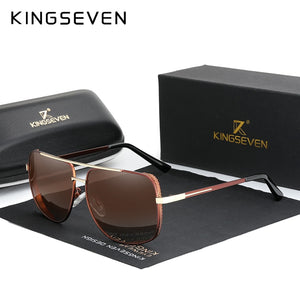 KINGSEVEN 2023 Design Gradient Polarized Lens sunglasses Men Night Vision Eyewear Driving lunette de soleil