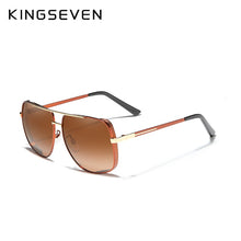 Load image into Gallery viewer, KINGSEVEN 2023 Design Gradient Polarized Lens sunglasses Men Night Vision Eyewear Driving lunette de soleil