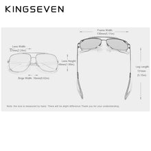 Load image into Gallery viewer, KINGSEVEN 2023 Design Gradient Polarized Lens sunglasses Men Night Vision Eyewear Driving lunette de soleil