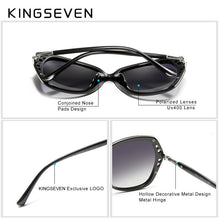 Load image into Gallery viewer, KINGSEVEN 2023 Elegant Young Women's Glasses Polarized Sunglasses Gradient Lens Mirror Eyewear Butterfly Style N7215
