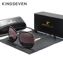 Load image into Gallery viewer, KINGSEVEN 2023 Elegant Young Women's Glasses Polarized Sunglasses Gradient Lens Mirror Eyewear Butterfly Style N7215
