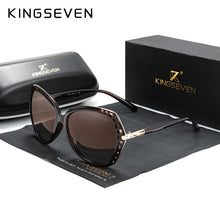 Load image into Gallery viewer, KINGSEVEN 2023 Elegant Young Women's Glasses Polarized Sunglasses Gradient Lens Mirror Eyewear Butterfly Style N7215