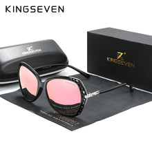 Load image into Gallery viewer, KINGSEVEN 2023 Elegant Young Women's Glasses Polarized Sunglasses Gradient Lens Mirror Eyewear Butterfly Style N7215
