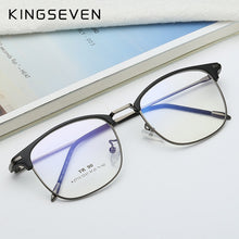 Carica l&#39;immagine nel visualizzatore di Gallery, KINGSEVEN 2023 Upscale Round Glasses Frames Women Brand Optical Ultralight Eyeglasses Computer Glasses