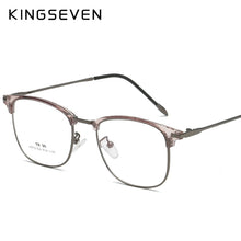 Carica l&#39;immagine nel visualizzatore di Gallery, KINGSEVEN 2023 Upscale Round Glasses Frames Women Brand Optical Ultralight Eyeglasses Computer Glasses