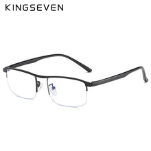 Carica l&#39;immagine nel visualizzatore di Gallery, KINGSEVEN 2023 Myopia Glasses Men Women Retro Metal Frame Square Students Myopia Glasses Frame For 1 -1.5 -2 -2.5