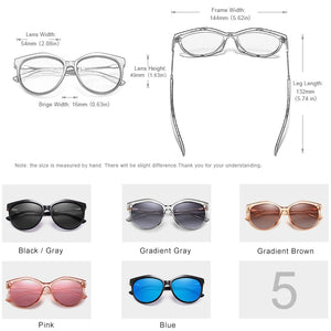 KINGSEVEN 2023 Polarized Women's Sunglasses Gradient Lens  Sun glasses Brand Lentes de sol Mujer