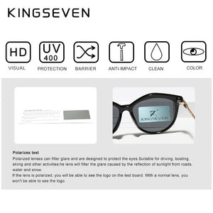 KINGSEVEN 2023 Polarized Women's Sunglasses Gradient Lens  Sun glasses Brand Lentes de sol Mujer