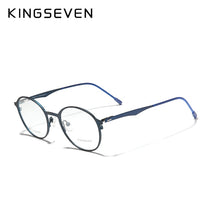 Load image into Gallery viewer, KINGSEVEN 2023 Round Titanium Optical Lenses Glasses Frame Men Myopia Women Prescription Glasses Eyeglasses Male Metal Eyewear