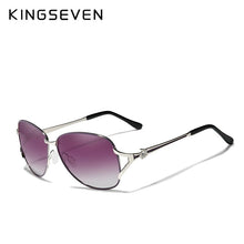 Load image into Gallery viewer, KINGSEVEN 2023 Women's Glasses  Brand Sunglasses Gradient Polarized Lens Round Sun glasses Butterfly Oculos Feminino