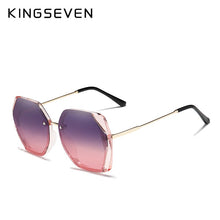 Load image into Gallery viewer, KINGSEVEN 2023 Women's Glasses  Brand Sunglasses Gradient Polarized Lens Round Sun glasses Butterfly Oculos Feminino