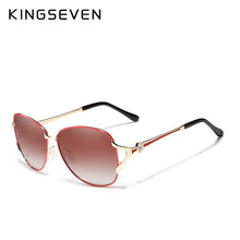 Load image into Gallery viewer, KINGSEVEN 2023 Women's Glasses  Brand Sunglasses Gradient Polarized Lens Round Sun glasses Butterfly Oculos Feminino
