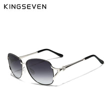 Load image into Gallery viewer, KINGSEVEN 2023 Women's Glasses  Brand Sunglasses Gradient Polarized Lens Round Sun glasses Butterfly Oculos Feminino