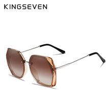 Load image into Gallery viewer, KINGSEVEN 2023 Women's Glasses  Brand Sunglasses Gradient Polarized Lens Round Sun glasses Butterfly Oculos Feminino