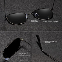 Carica l&#39;immagine nel visualizzatore di Gallery, KINGSEVEN 2023 Classic Reflective Sunglasses Men Hexagon Retro Sun glasses Stainless Steel Eyewear Oculos Gafas De Sol Shades